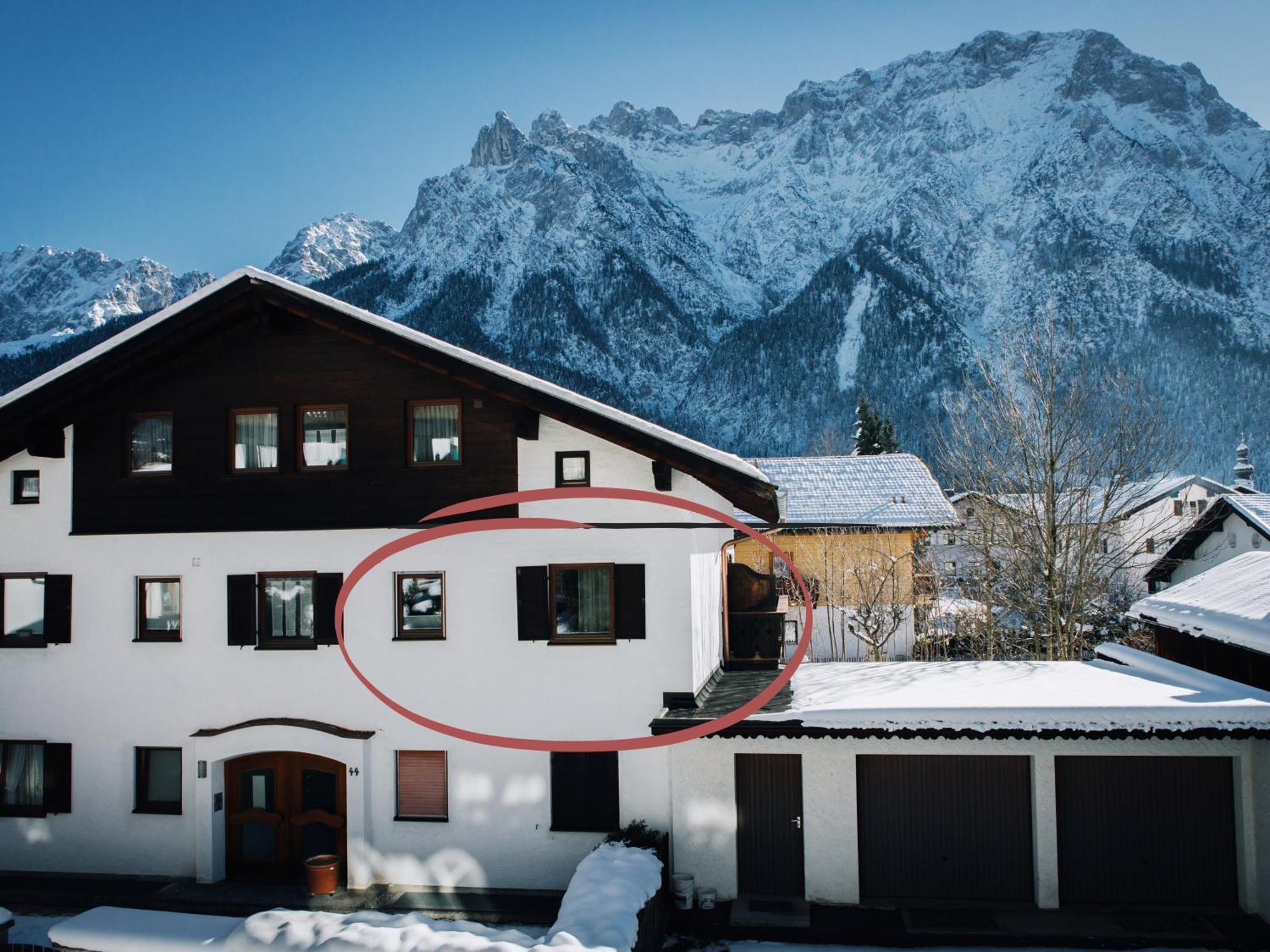 Die Karwendelsuite - 5 Sterne Fewo Mit Bestem Bergblick, Zentrumsnah & Ruhig Gelegen, Familienfreundlich Mittenwald Exterior foto