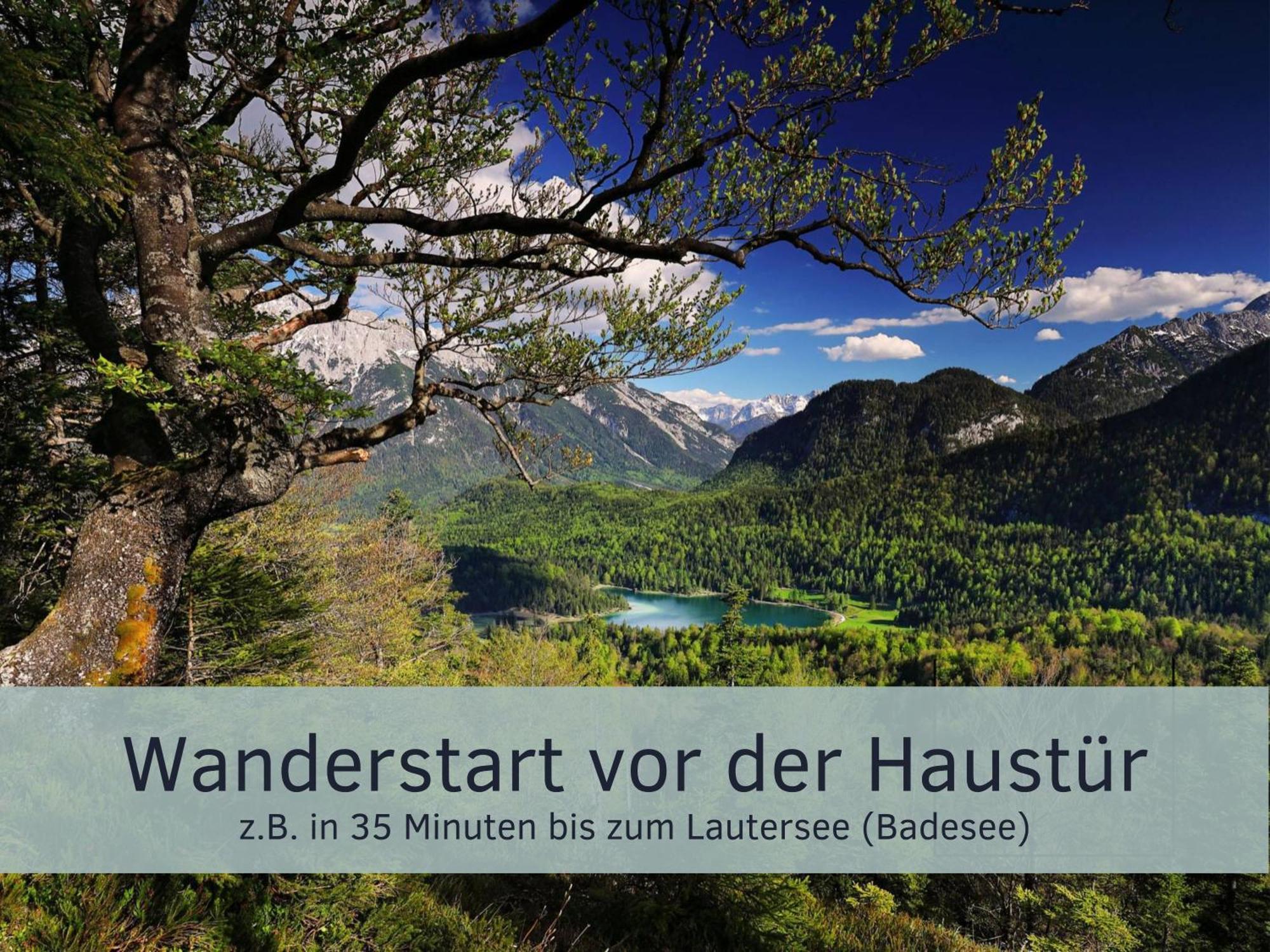 Die Karwendelsuite - 5 Sterne Fewo Mit Bestem Bergblick, Zentrumsnah & Ruhig Gelegen, Familienfreundlich Mittenwald Exterior foto